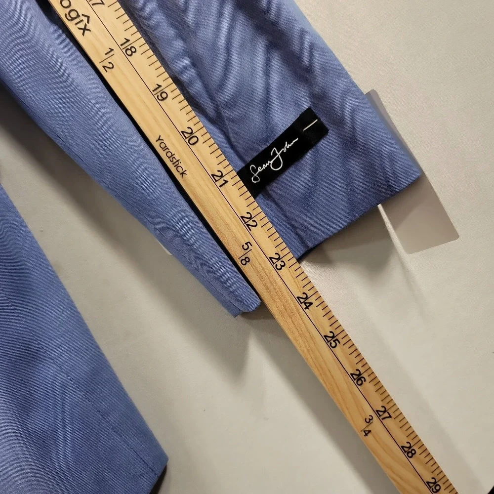 Sean John Light Blue Blazer Mens 38S 38 Classic-Fit Cotton Suit Jacket $360 NEW‎